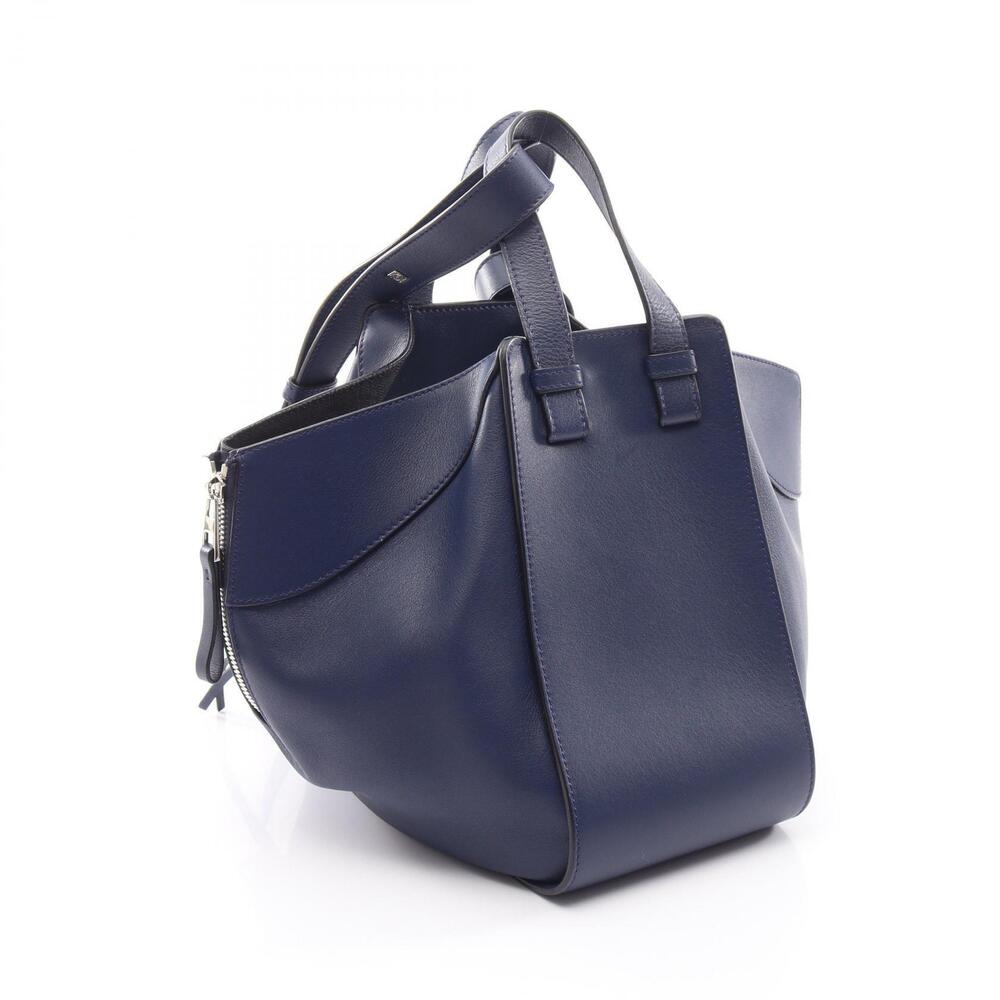 Loewe Handbag Blue HAMMOCK Leather Bag Blue